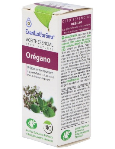Aceite Esencial Oregano Bio 10 Ml de Esential Aroms