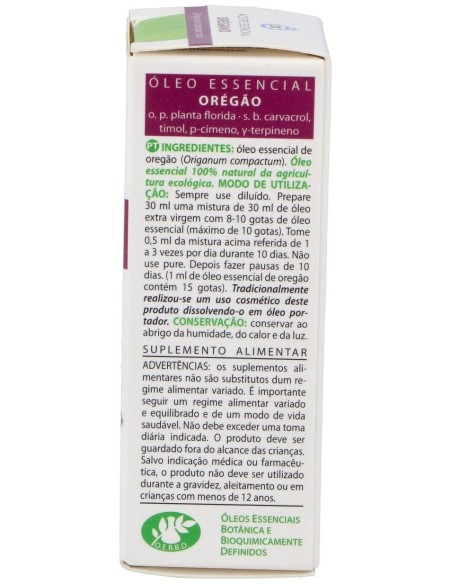 Aceite Esencial Oregano Bio 10 Ml de Esential Aroms