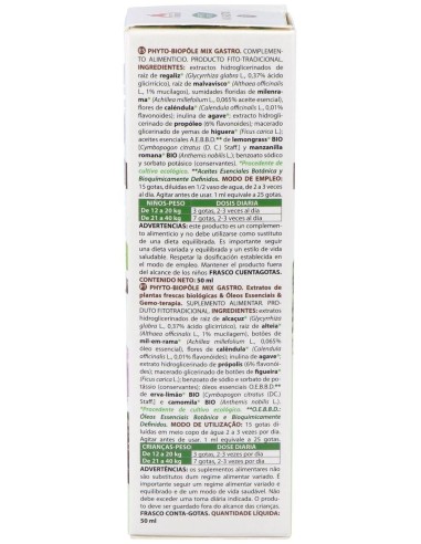 Phyto-Bipole Mix-Gastro (Digestion) 50Ml. de Phytobiopole