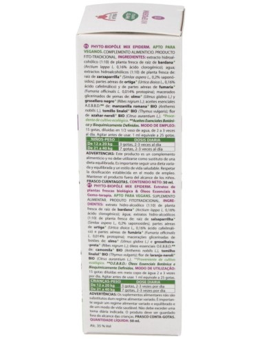 Phytobiopole Mix 10 Epiderm 50Ml  de Intersa