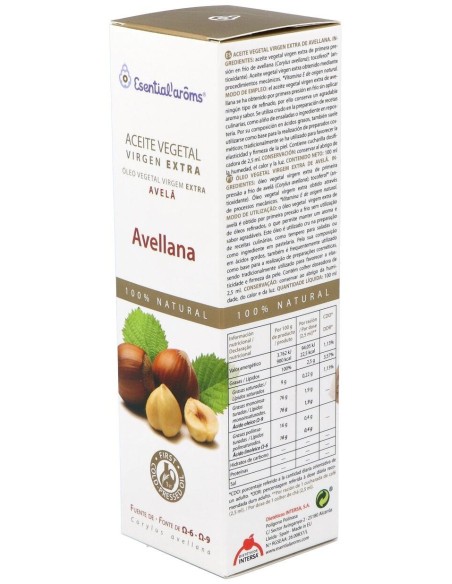Aceite Vegetal Avellana 100 Ml de Esential Aroms