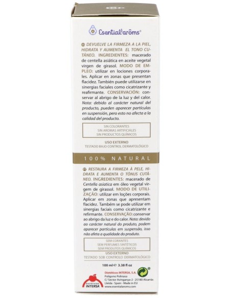 Extracto Lipidico Centella  Asiática 100 Ml de Esential Aroms