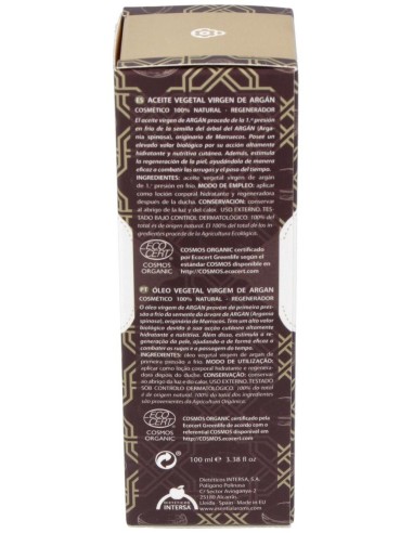 Aceite Vegetal De Argan 100Ml. Bio de Esential Aroms
