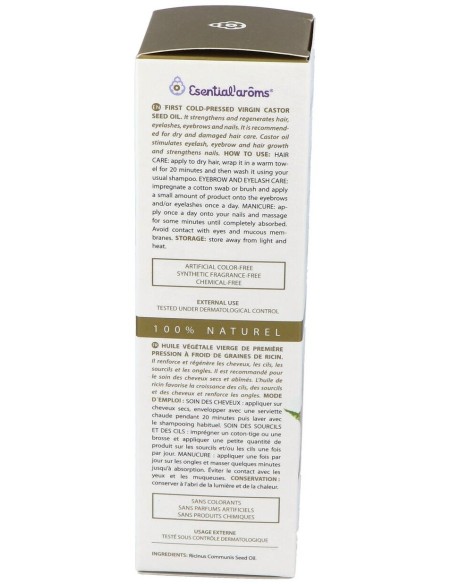 Aceite Vegetal Ricino 100 Ml de Esential Aroms