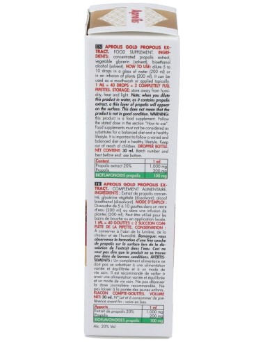Aprolis Gold Propolis Extract Concentrado 30Ml de Intersa