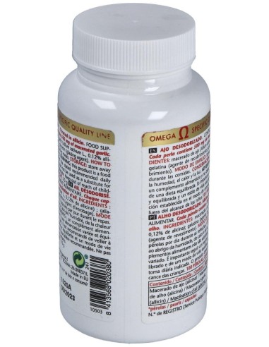 Ajo Desodorizado 100 Perlas de Intersa