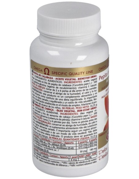 Aceite De Pepita De Calabaza 50 Perlas de Intersa