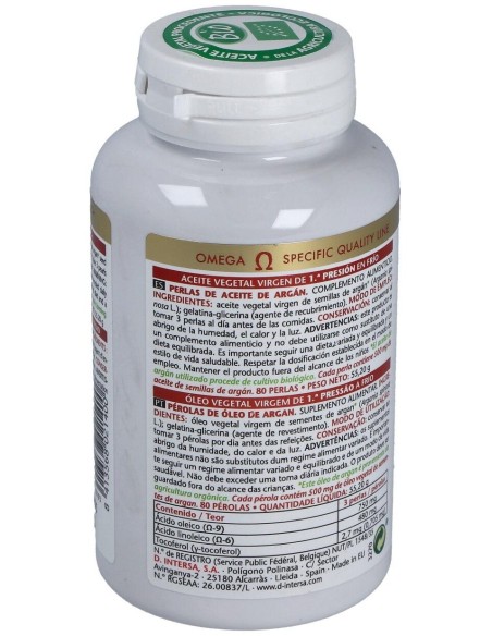 Perlas Argan 80 Perlas de Esential Aroms