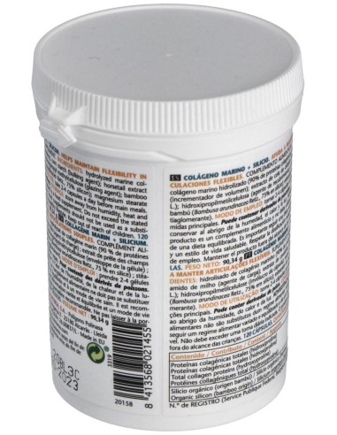 Colageno Marino Y Silicio 120Cap. de Intersa