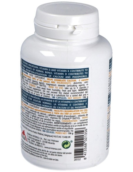 D3K2 Oloform 180 Comprimidos de Intersa