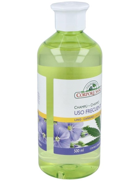 Champu Uso Frecuente Lino-Cañamo 500Ml. Ecocert de Corpore Sano
