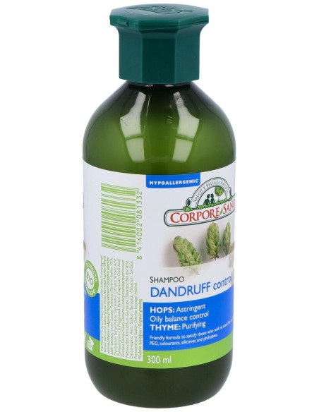 Champu Lupulo Y Tomillo Anticaspa 300Ml de Corpore Sano