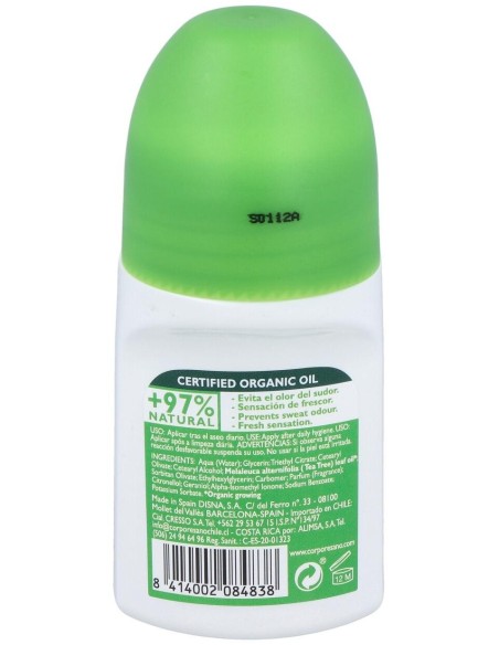 Desodorante Roll-On Arbol Del Te 75Ml. de Corpore Sano