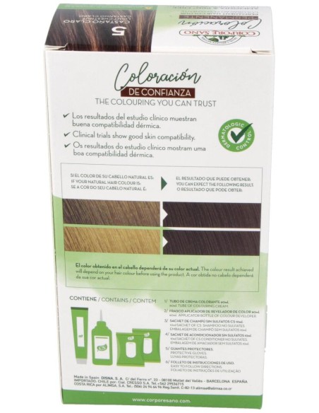 Tinte Castaño Claro (5) 140Ml. de Corpore Sano