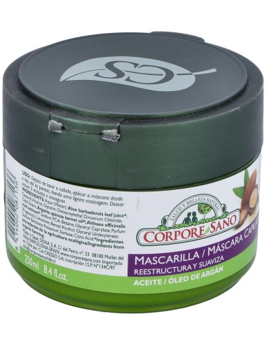 Mascarilla Capilar 250Ml. Ecocert de Corpore Sano