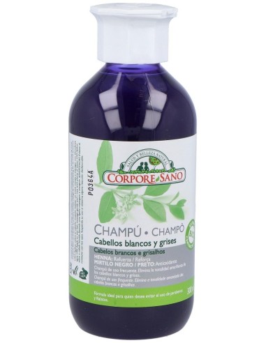 Champu Henna Blanco Y Gris 300Ml. de Corpore Sano