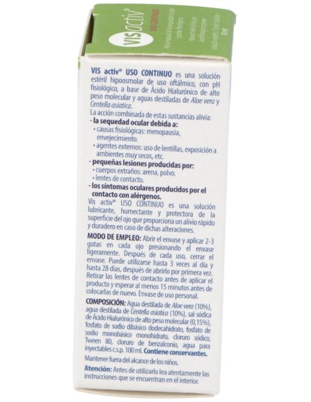 Vis Activ Uso Continuo 10Ml. de Pharmadiet
