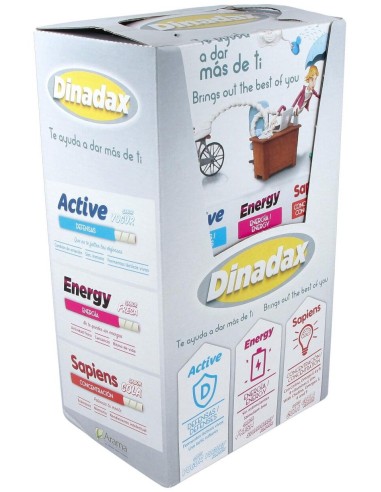Dinadax Active (Yogur) Expositor 60Barritas de Pharmadiet