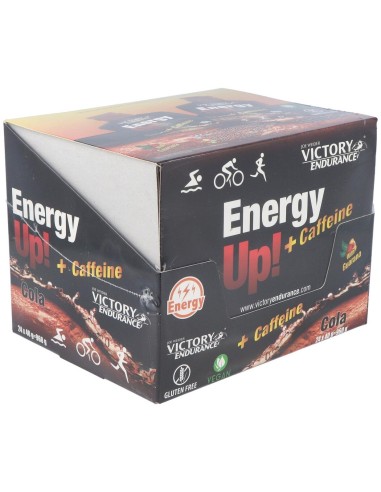 Victory Endurance Energy Up Gel +Cafeina Cola 24Ud de Weider
