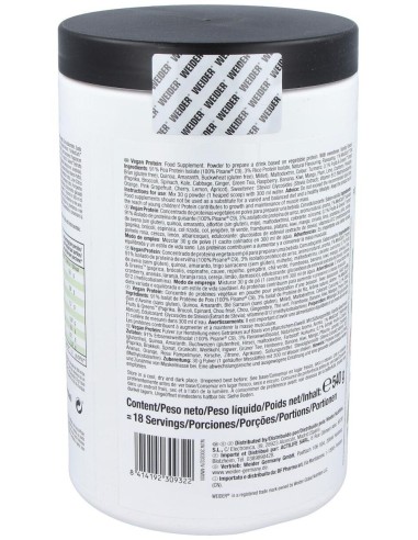 Weider Vegan Protein Vainilla 540Gr. de Weider