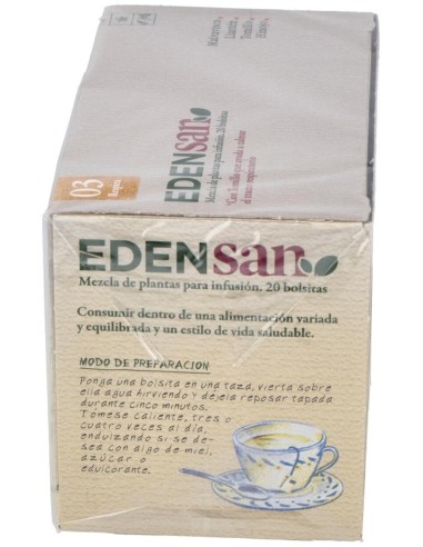 Edensan  Respira 03  Envase 20 Filtros(20 Infusiones) de Edensan®
