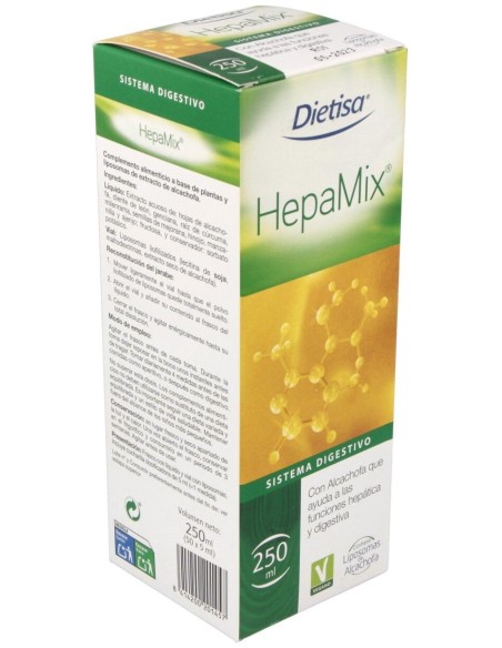 Hepamix Elixir  Envase 250 Ml(12 Días) de Dielisa®