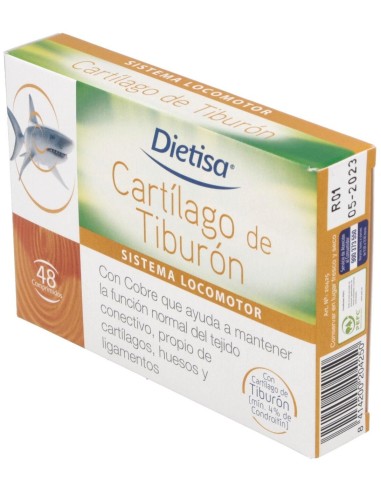 Cartílago De Tiburón   Envase 48 Comp.(16 Días) de Dielisa®