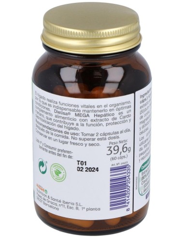 Mega Hepatico 60Cap. de Dietisa (Dielisa)