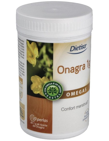 Onagra 1 Gr   Envase 120 Perlas(60-120 Días) de Dielisa®