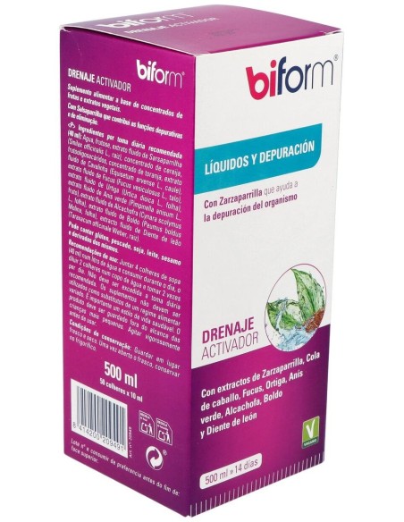 Drenaje Activador  500 Ml  Envase 500 Ml(14 Días) de Biform®
