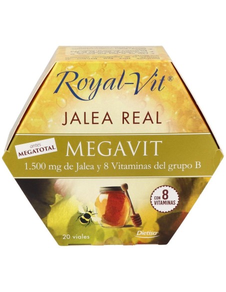 Royalvit Mega Vit Envase Que Contiene 20 Viales de Royal-Vit®