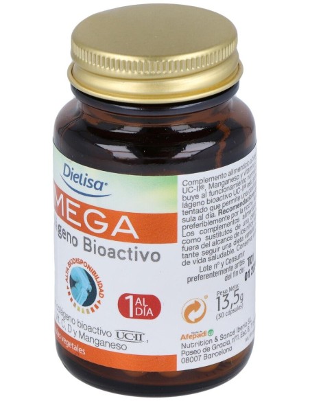 Mega Colageno Uc-Ii 30Cap. de Dietisa (Dielisa)