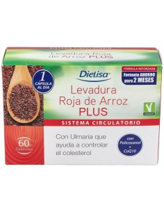 Dts Levadura Roja De Arroz Plus  60 Cápsulas  Envase 60 Cápsulas(60 Dias) de Dielisa® 2