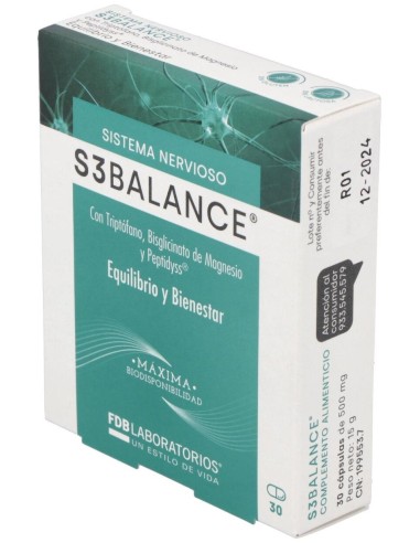 S3 Balance 30Cap. de Fdb