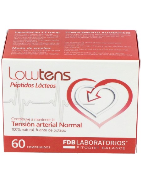 Lowtens Peptidos Lacticos 60Comp. de Fdb
