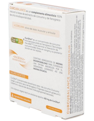 Curcubalance 30Cap. de Fdb