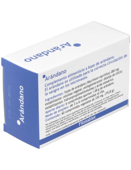 Fitotablet Arandano (Mirtilo) 60Comp de Eladiet