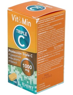 Triple C Vit. C Liposomada 40Comp. de Eladiet 2