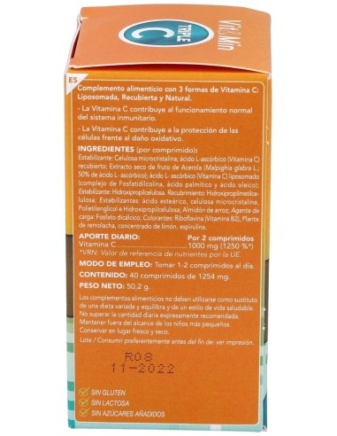 Triple C Vit. C Liposomada 40Comp. de Eladiet