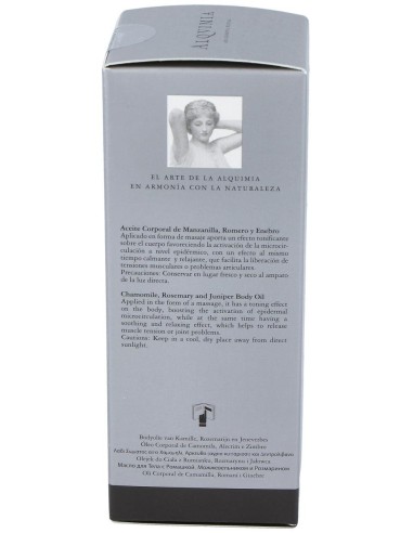 Aceite Corporal Manzanilla-Romeo-Enebro 150Ml. de Alqvimia