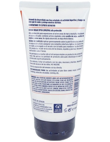 Crema Solar Fp50+ 150Ml. de Armonia