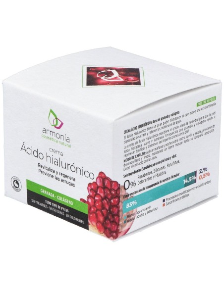 Crema Acido Hialuronico Granada 50Ml. de Armonia