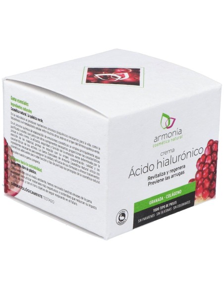 Crema Acido Hialuronico Granada 50Ml. de Armonia