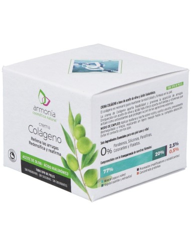 Crema Colageno Aceite Oliva 50Ml. de Armonia