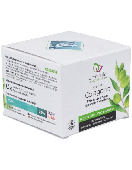 Crema Colageno Aceite Oliva 50Ml. de Armonia