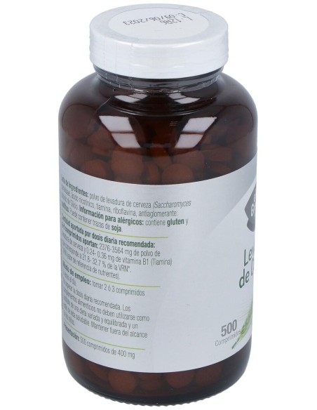 Levadura De Cerveza 400Mg. 500Comp. de El Granero