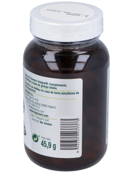 Ginkgo Biloba 90Cap. de El Granero