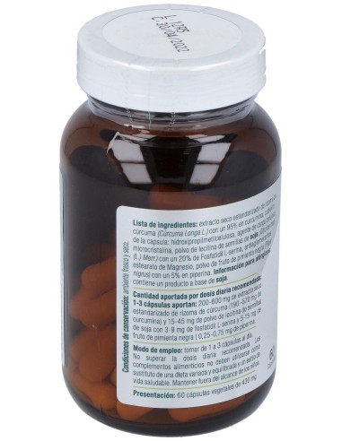 Extracto Curcuma Y Pimienta 60Cap. de El Granero