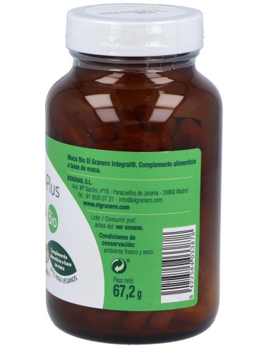 Maca Bio 120Cap. de El Granero