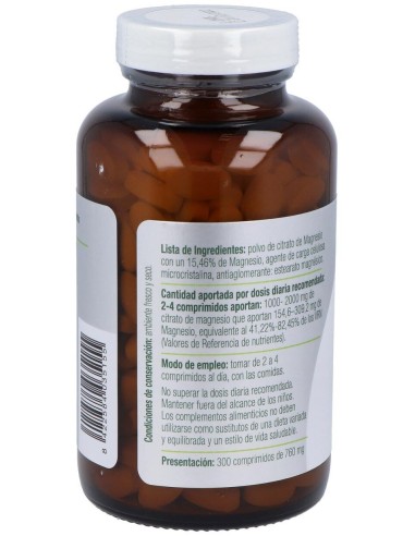 Mg 500 (Citrato De Magnesio) 300Comp. de El Granero